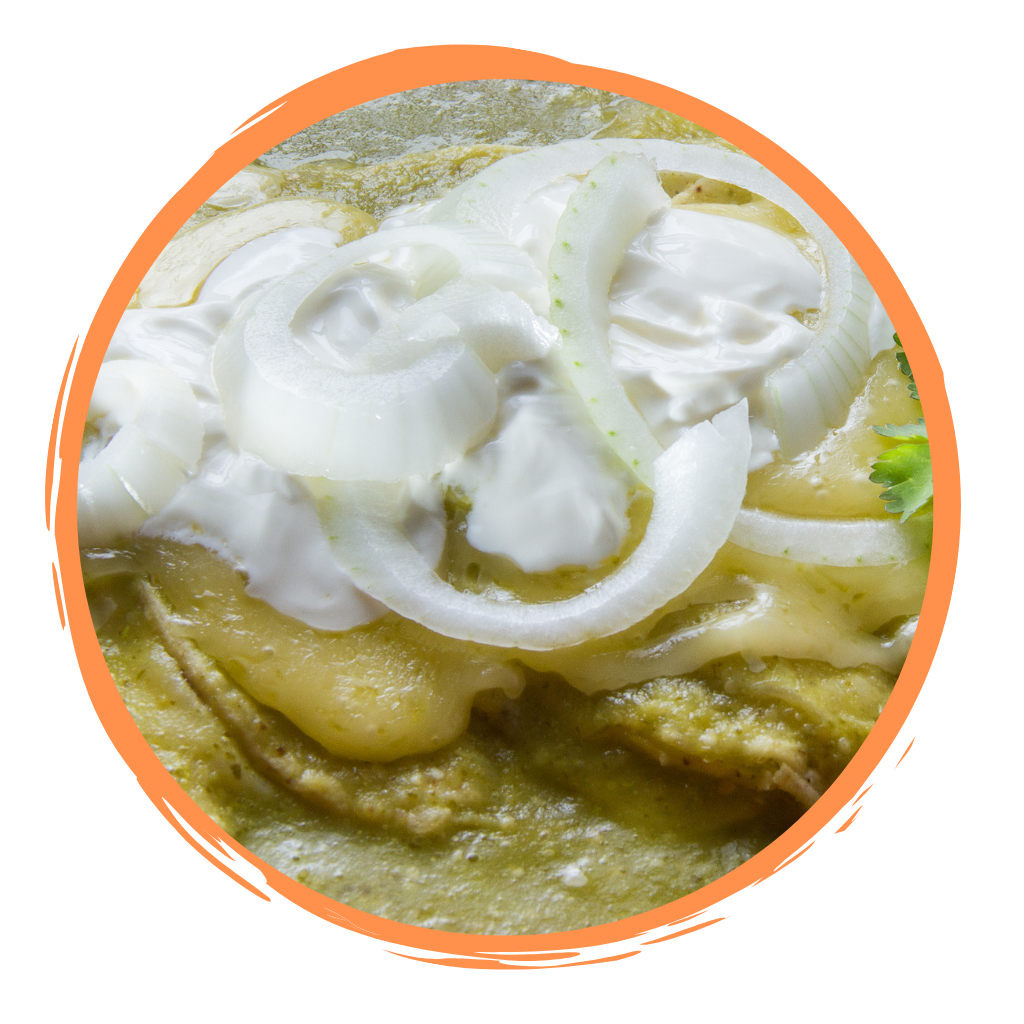 Enchiladas verdes